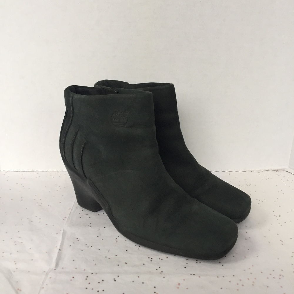 Timberland Black Nubuck Winter Ankle Boot - Size 8